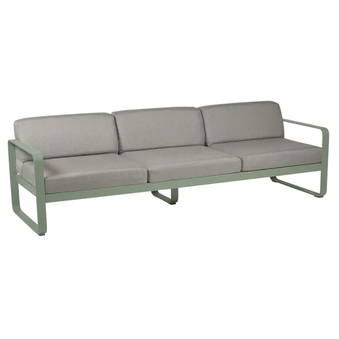 Fermob Bellevie Sofa 3-Seater with Premium Cushions