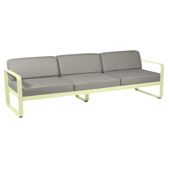 Fermob Bellevie Sofa 3-Seater with Premium Cushions