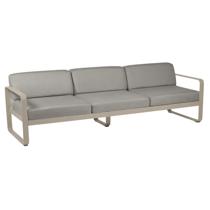 Fermob Bellevie Sofa 3-Seater with Premium Cushions