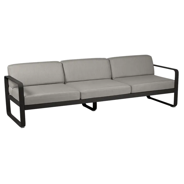 Fermob Bellevie Sofa 3-Seater with Premium Cushions