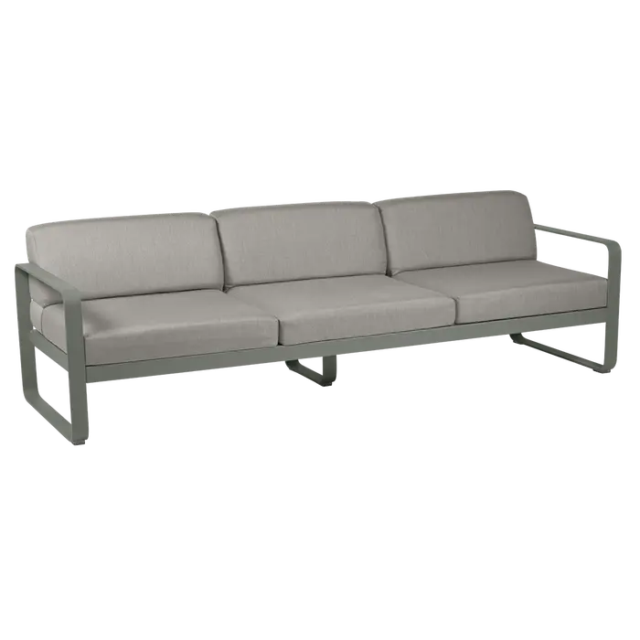 Fermob Bellevie Sofa 3-Seater with Premium Cushions