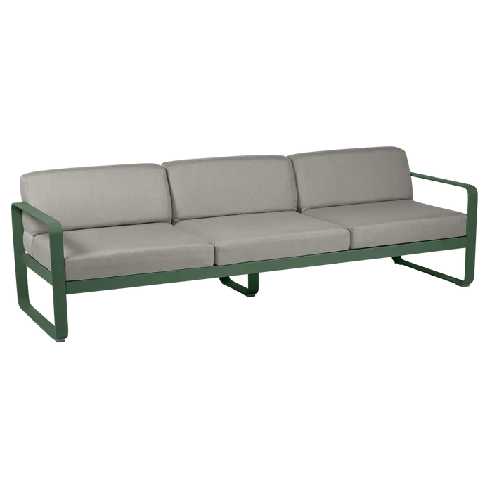 Fermob Bellevie Sofa 3-Seater with Premium Cushions
