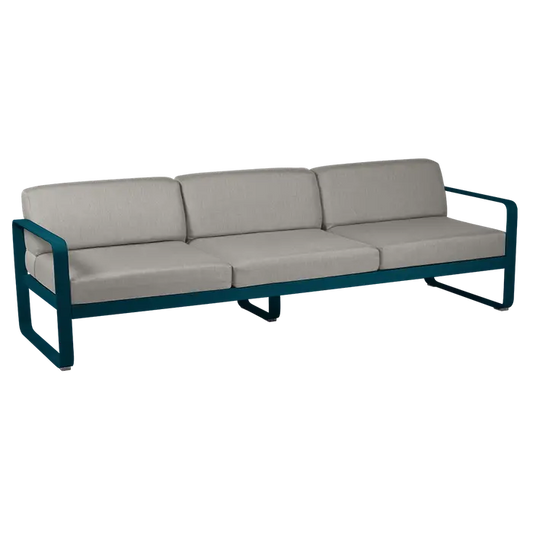 Fermob Bellevie Sofa 3-Seater with Premium Cushions