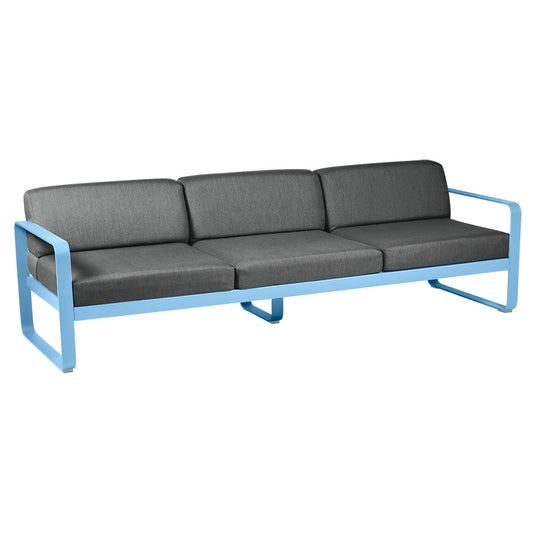 Fermob Bellevie Sofa 3-Seater with Premium Cushions