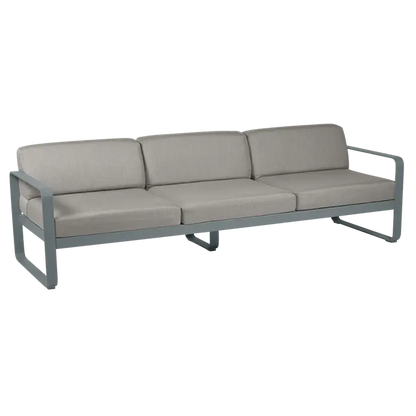 Fermob Bellevie Sofa 3-Seater with Premium Cushions