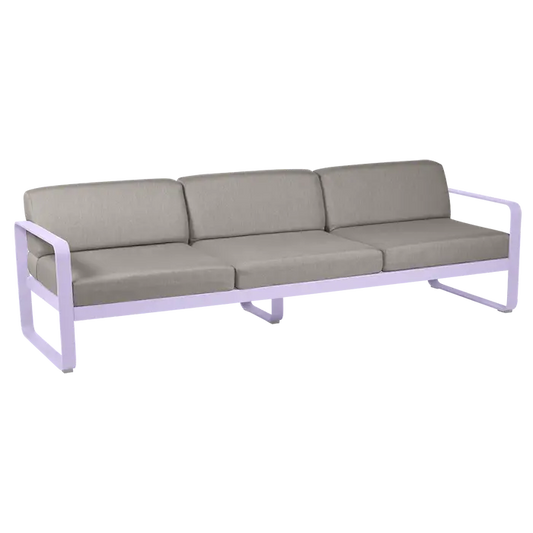 Fermob Bellevie Sofa 3-Seater with Premium Cushions