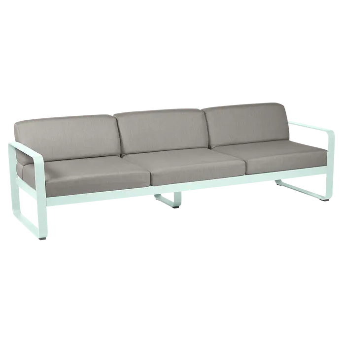 Fermob Bellevie Sofa 3-Seater with Premium Cushions