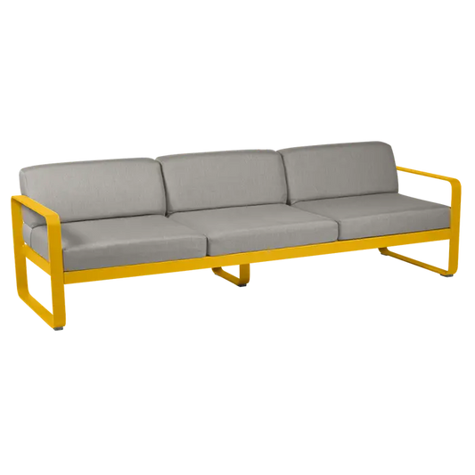 Fermob Bellevie Sofa 3-Seater with Premium Cushions