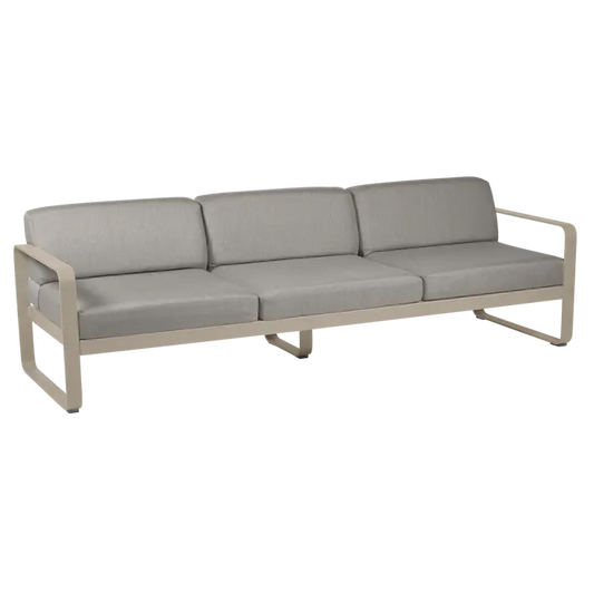 Fermob Bellevie Sofa 3-Seater with Premium Cushions