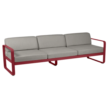 Fermob Bellevie Sofa 3-Seater with Premium Cushions