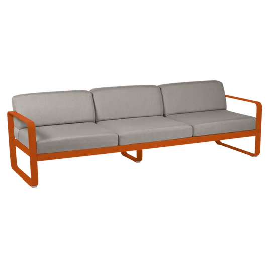 Fermob Bellevie Sofa 3-Seater with Premium Cushions