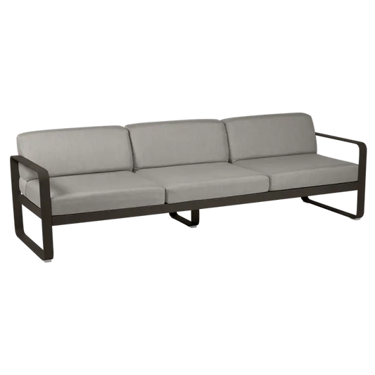 Fermob Bellevie Sofa 3-Seater with Premium Cushions