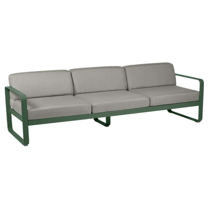 Fermob Bellevie Sofa 3-Seater with Premium Cushions
