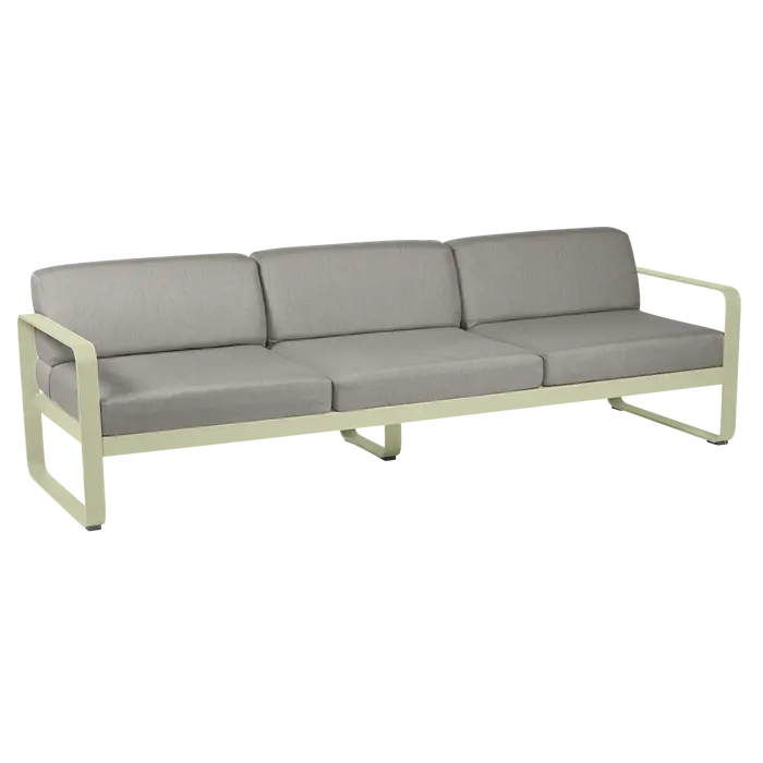 Fermob Bellevie Sofa 3-Seater with Premium Cushions