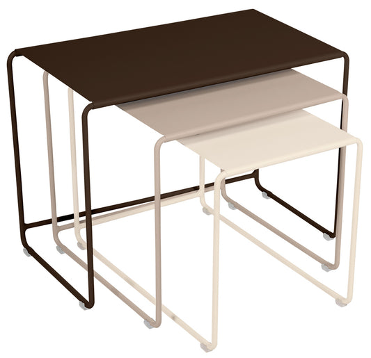 Fermob Oulala Set of 3 Nesting Low Tables
