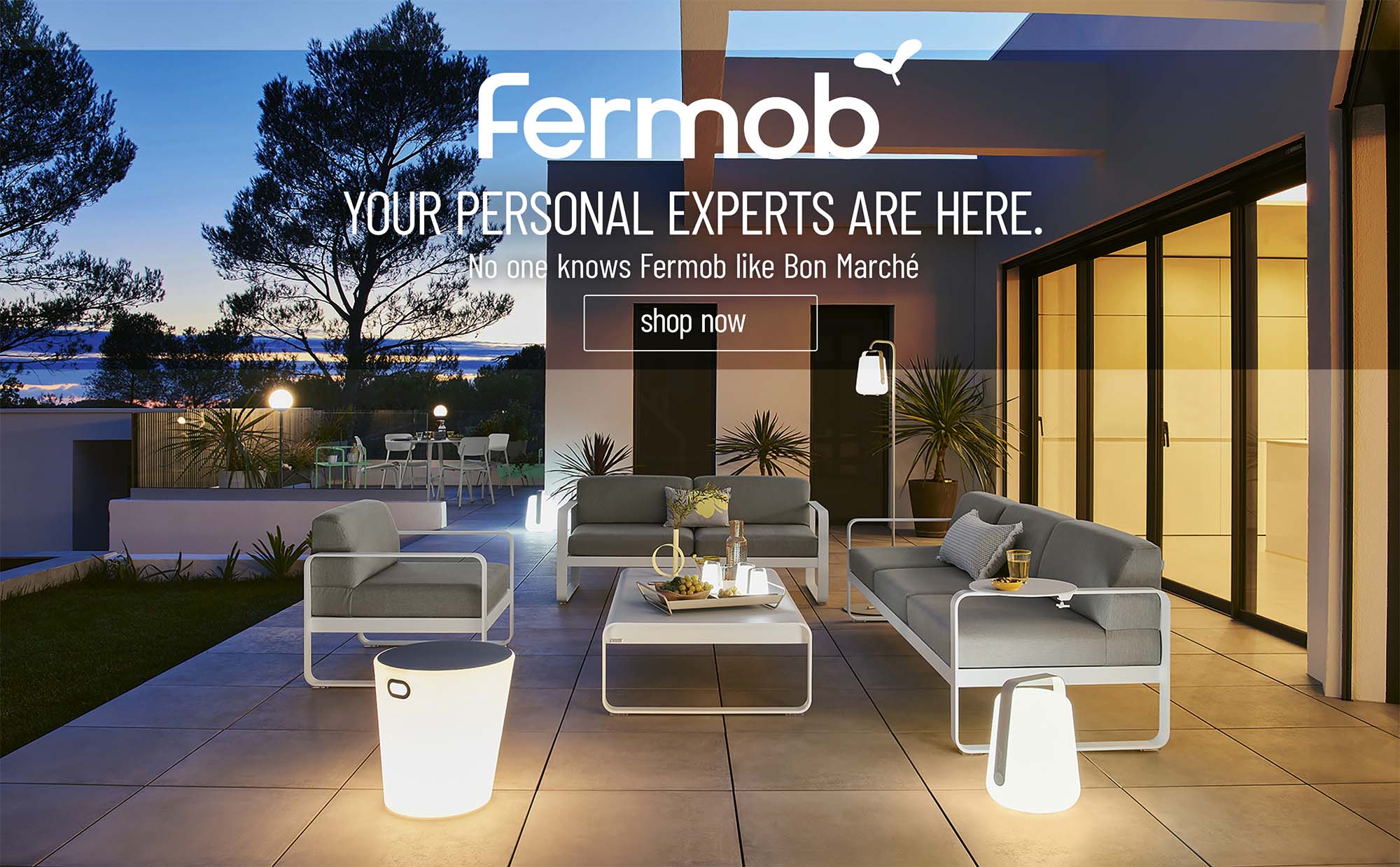 Bon Marché Outdoor Patio Furniture featuring Fermob, Ethimo, Laguiole