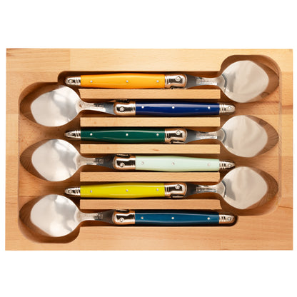 Laguiole André Verdier Set of 6 Soup Spoons
