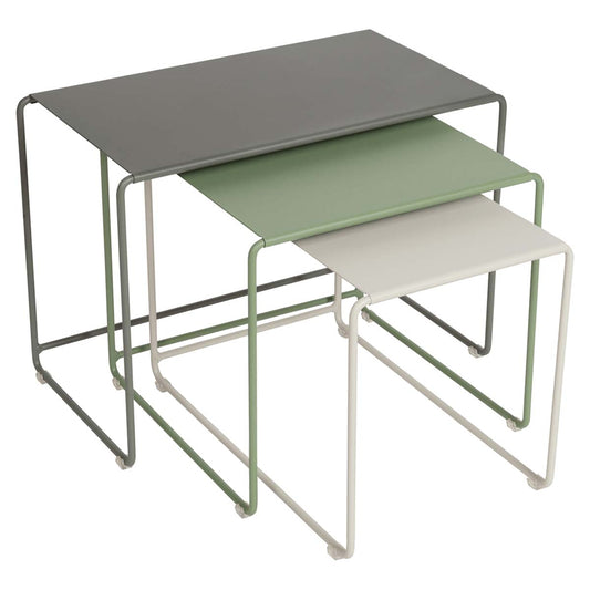 Fermob Oulala Set of 3 Nesting Low Tables