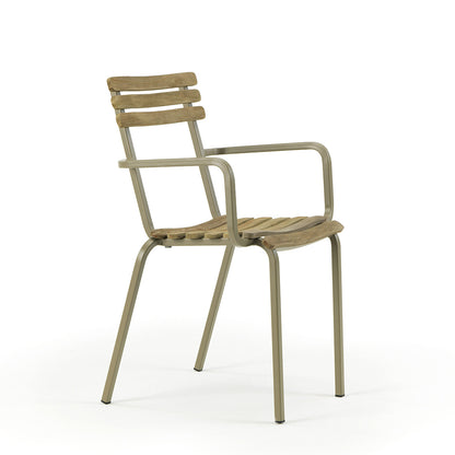 Ethimo Laren Stacking Teak Dining Armchair