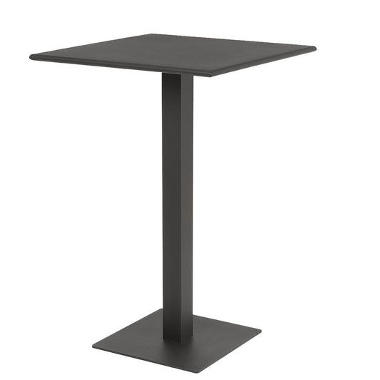 Ethimo Flower Square 27 Inch High Pedestal Dining Table