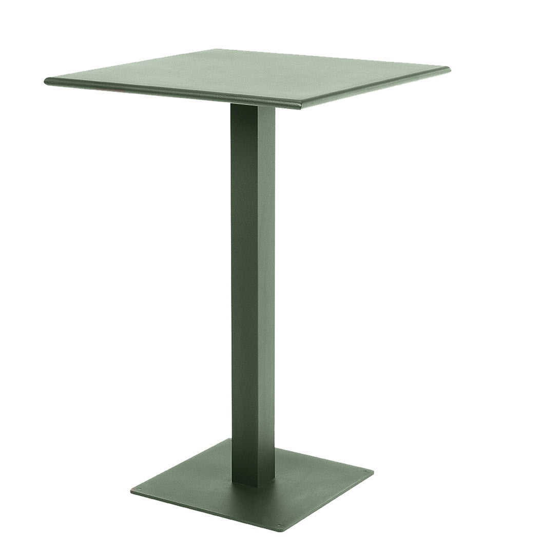 Ethimo Flower Square 27 Inch High Pedestal Dining Table