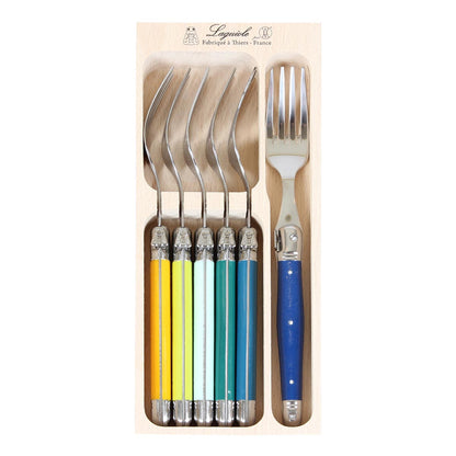 Laguiole André Verdier Set of 6 Forks - bonmarche